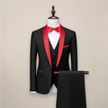 Schwarz mit Rot