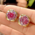 Fuchsia Ohrstecker