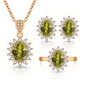 Gold-plated [Olive Green Diamond]