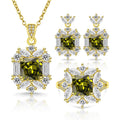 Gold-plated [Olive Green Diamond]