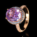 Eis-Blumen Schnitt Lila Diamant