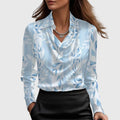 Hellblau Floral